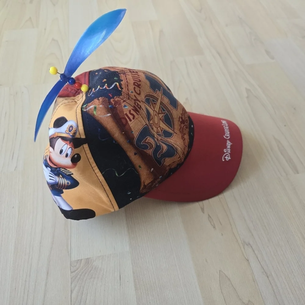 Walt Disney Cruise line kids youth Mickey Mouse Donald Duck cap hat